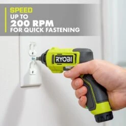 Ryobi USB Lithium Multi-Head Screwdriver Kit With 2 Ah Battery, Charging Cable, 3 Ah Battery, And USB Lithium 3-Port Charger -RYOBI TOOLS SALE ryobi electric screwdrivers fvd51k fvch01 fvb03 1d 1000