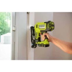 Ryobi ONE+ 18V Cordless 16-Gauge Cordless Straight Finish Nailer And 2.0 Ah Compact Battery Starter Kit -RYOBI TOOLS SALE ryobi finishing nailers p326 psk005 c3 1000