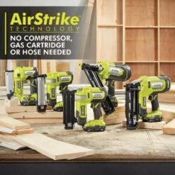 Ryobi ONE+ Airstrike 16GA Straight Finish Nailer Kit With 2.0Ah Battery And Charger -RYOBI TOOLS SALE ryobi finishing nailers p326k 44 1000