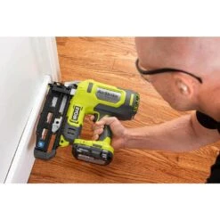Ryobi ONE+ Airstrike 16GA Straight Finish Nailer Kit With 2.0Ah Battery And Charger -RYOBI TOOLS SALE ryobi finishing nailers p326k 4f 1000