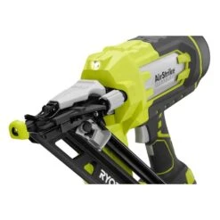 Ryobi ONE+ 18V Lithium-Ion Cordless AirStrike 15-Gauge Angled Finish Nailer (Tool Only) With Sample Nails -RYOBI TOOLS SALE ryobi finishing nailers p330 1d 1000