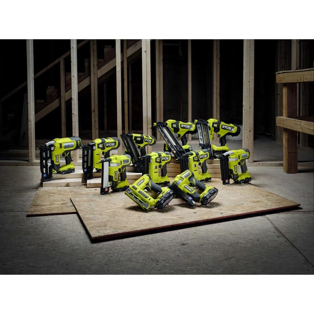 Ryobi ONE+ HP 18V Brushless Cordless 16-Gauge Straight Finish Nailer (Tool Only) 12 Ryobi ONE+ HP 18V Brushless Cordless 16-Gauge Straight Finish Nailer (Tool Only) - Image 12