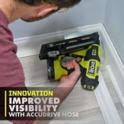 Ryobi ONE+ HP 18V Brushless Cordless 15-Gauge 34° Angled Finish Nailer (Tool Only) -RYOBI TOOLS SALE ryobi finishing nailers pbl375b 66 1000