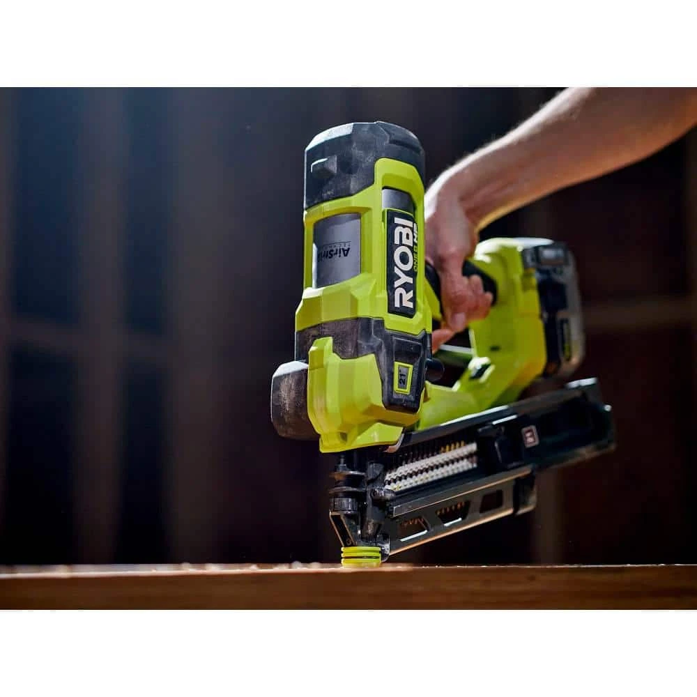 Ryobi ONE+ HP 18V Brushless Cordless AirStrike 21° Framing Nailer Kit W/ 4Ah Battery, Charger & 21° Extended Capacity Magazine 12 Ryobi ONE+ HP 18V Brushless Cordless AirStrike 21° Framing Nailer Kit W/ 4Ah Battery, Charger & 21° Extended Capacity Magazine - Image 12