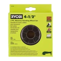 Ryobi 4-1/2 In. Masonry Grinding Wheel (3-Piece) 8 Ryobi 4-1/2 In. Masonry Grinding Wheel (3-Piece) -RYOBI TOOLS SALE ryobi grinding wheels cut off wheels a01303 40 1000