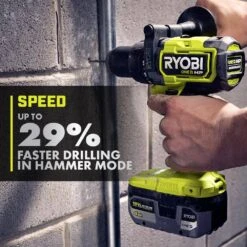 Ryobi ONE+ HP 18V Brushless Cordless 1/2 In. Hammer Drill (Tool Only) -RYOBI TOOLS SALE ryobi hammer drills pblhm101b 66 1000