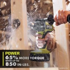 Ryobi ONE+ HP 18V Brushless Cordless 1/2 In. Hammer Drill Kit 4.0 Ah HIGH PERFORMANCE Battery, Charger, And Bag -RYOBI TOOLS SALE ryobi hammer drills pblhm102k1 1d 1000