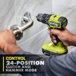Ryobi ONE+ HP 18V Brushless Cordless Compact 1/2 In. Hammer Drill/Driver (Tool Only) 23 Ryobi ONE+ HP 18V Brushless Cordless Compact 1/2 In. Hammer Drill/Driver (Tool Only) -RYOBI TOOLS SALE ryobi hammer drills psbhm02b 1f 1000