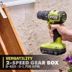 Ryobi ONE+ HP 18V Brushless Cordless Compact 1/2 In. Hammer Drill/Driver Kit With 1.5 Ah Battery And Charger -RYOBI TOOLS SALE ryobi hammer drills psbhm02k1 4f 1000