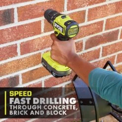 Ryobi ONE+ HP 18V Brushless Cordless Compact 1/2 In. Hammer Drill/Driver Kit With 1.5 Ah Battery And Charger -RYOBI TOOLS SALE ryobi hammer drills psbhm02k1 c3 1000