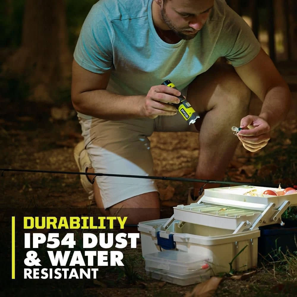 Ryobi USB Lithium Compact Flashlight Kit With FREE 2.0Ah USB Lithium Battery 5 Ryobi USB Lithium Compact Flashlight Kit With FREE 2.0Ah USB Lithium Battery - Image 5