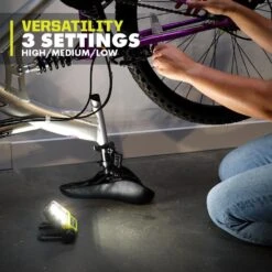 Ryobi USB Lithium Cordless Inspection Flashlight And Pivoting LED 3-Mode Flip Light Kit With (2) Batteries And Charging Cables -RYOBI TOOLS SALE ryobi handheld flashlights fvl56k fvl52k 1f 1000