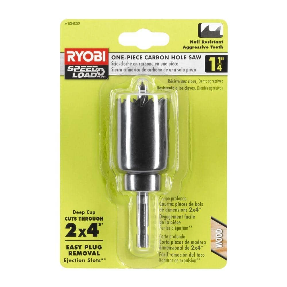 Ryobi 1-1/4 In. Carbon Hole Saw 1 Ryobi 1-1/4 In. Carbon Hole Saw