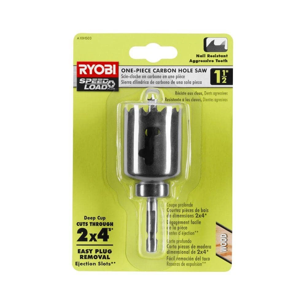 Ryobi 1-1/2 In. Carbon Hole Saw 1 Ryobi 1-1/2 In. Carbon Hole Saw