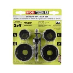 Ryobi Carbon Hole Saw Set (5-Piece)