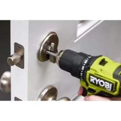 Ryobi Wood/Metal Door Lock Installation Kit With Bi-Metal Hole Saw, Spade Bit, Pilot Bit, And Double Ended Screw Drivng Bit -RYOBI TOOLS SALE ryobi hole saws bits a99dlk6 77 1000