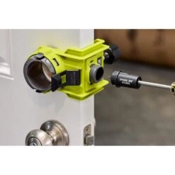 Ryobi Wood/Metal Door Lock Installation Kit With Bi-Metal Hole Saw, Spade Bit, Pilot Bit, And Double Ended Screw Drivng Bit -RYOBI TOOLS SALE ryobi hole saws bits a99dlk6 c3 1000