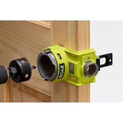 Ryobi Wood Door Lock Installation Kit With Wood Hole Saw, Spade Bit, Pilot Bit, And Double Ended Screw Driving Bit 11 Ryobi Wood Door Lock Installation Kit With Wood Hole Saw, Spade Bit, Pilot Bit, And Double Ended Screw Driving Bit -RYOBI TOOLS SALE ryobi hole saws bits a99dlk7 66 1000
