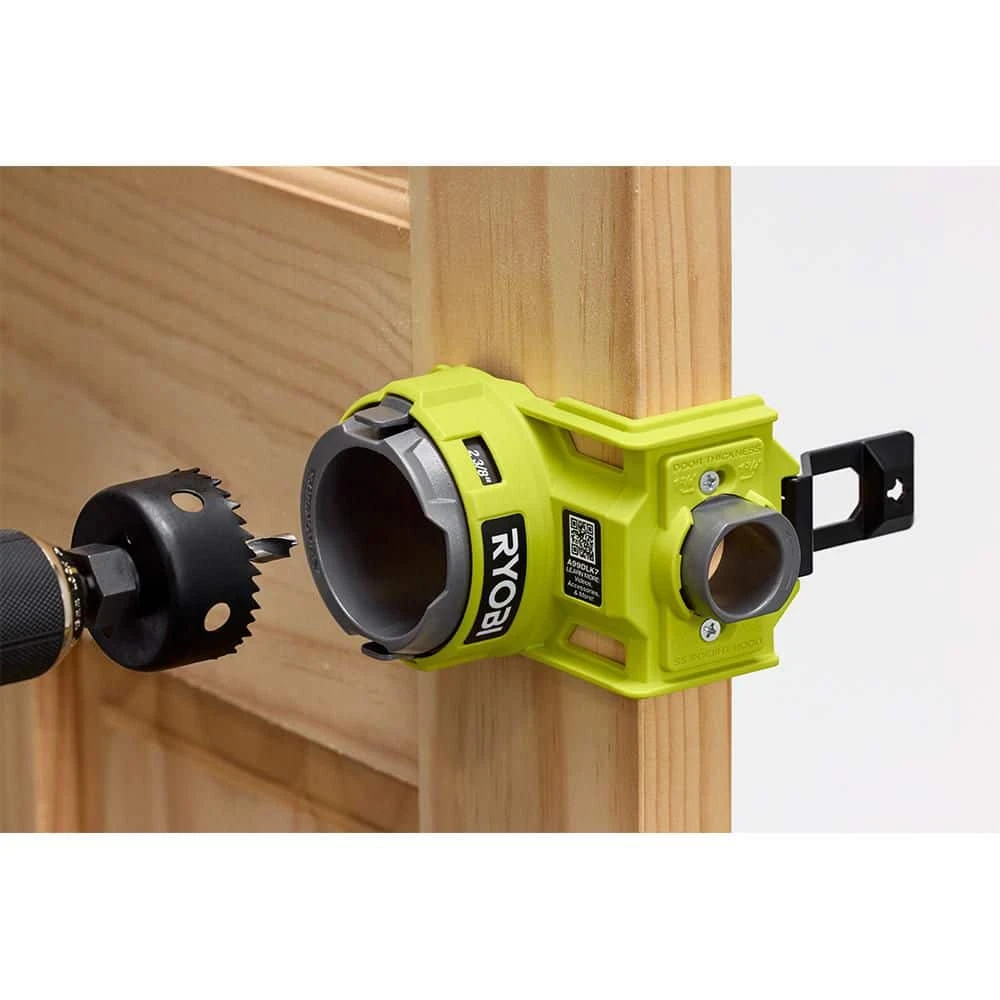 Ryobi Wood Door Lock Installation Kit With Wood Hole Saw, Spade Bit, Pilot Bit, And Double Ended Screw Driving Bit 5 Ryobi Wood Door Lock Installation Kit With Wood Hole Saw, Spade Bit, Pilot Bit, And Double Ended Screw Driving Bit - Image 5