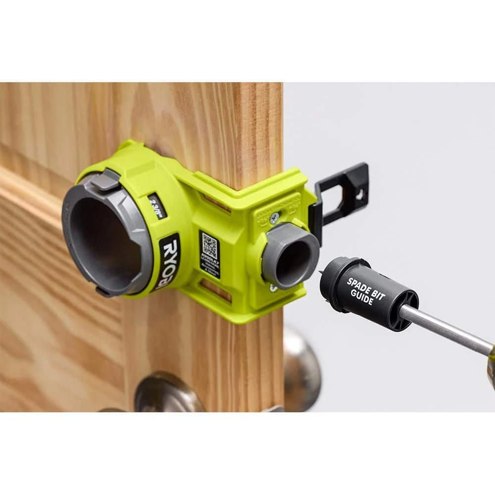 Ryobi Wood Door Lock Installation Kit With Wood Hole Saw, Spade Bit, Pilot Bit, And Double Ended Screw Driving Bit 6 Ryobi Wood Door Lock Installation Kit With Wood Hole Saw, Spade Bit, Pilot Bit, And Double Ended Screw Driving Bit - Image 6