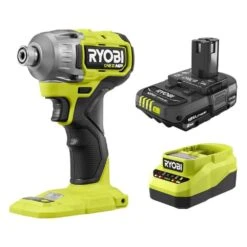 Ryobi ONE+ HP 18V Brushless Cordless 1/4 In. Impact Driver With 2.0 Ah Battery And Charger