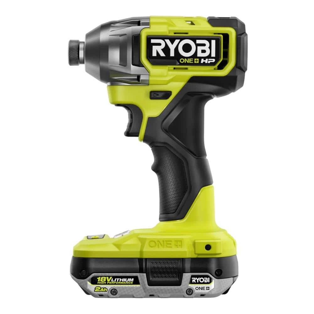 Ryobi ONE+ HP 18V Brushless Cordless 1/4 In. 4-Mode Impact Driver Kit W/(2) 2.0 Ah HIGH PERFORMANCE Battery, Charger, Bag 6 Ryobi ONE+ HP 18V Brushless Cordless 1/4 In. 4-Mode Impact Driver Kit W/(2) 2.0 Ah HIGH PERFORMANCE Battery, Charger, Bag - Image 6