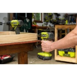 Ryobi ONE+ 18V Cordless 1/4 In. Impact Driver Kit With 1.5 Ah Battery, Charger, And Titanium Drill Bit Set (22-Piece) -RYOBI TOOLS SALE ryobi impact drivers pcl235k1 a972202 4f 1000