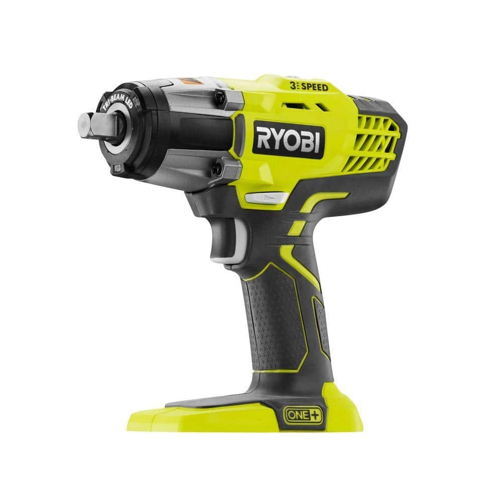 Ryobi ONE+ 18V Cordless 3-Speed 1/2 In. Impact Wrench (Tool-Only) 1 Ryobi ONE+ 18V Cordless 3-Speed 1/2 In. Impact Wrench (Tool-Only)