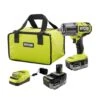 Ryobi ONE+ HP 18V Brushless Cordless 4-Mode 1/2 In. High Torque Impact Wrench Kit With (2) 4.0 Ah Batteries And Charger