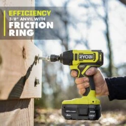 Ryobi ONE+ 18V Cordless 3/8 In. Impact Wrench Kit With (1) 1.5 Ah Battery And Charger -RYOBI TOOLS SALE ryobi impact wrenches pcl250k1 a0 1000