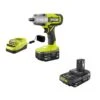 Ryobi ONE+ 18V Cordless 1/2 In. Impact Wrench Kit With 4.0 Ah Battery, 2.0 Ah Battery, And Charger