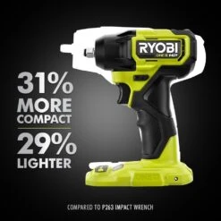 Ryobi ONE+ 18V HIGH PERFORMANCE Kit W/ (2) 4.0 Ah Batteries, 2.0 Ah Battery, Charger, & ONE+ HP Brushless Impact Wrench -RYOBI TOOLS SALE ryobi impact wrenches psbiw01b psk108sb 4f 1000