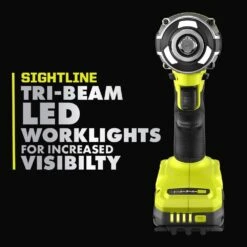 Ryobi ONE+ HP 18V Brushless Cordless Compact 1/2 In 4 Mode Impact Wrench With 4.0 Ah HIGH PERFORMANCE Battery -RYOBI TOOLS SALE ryobi impact wrenches psbiw25b pbp004 77 1000