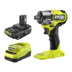 Ryobi ONE+ HP 18V Brushless Cordless Compact 1/2 In. Impact Wrench Kit With 2.0 Ah Battery And Charger