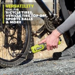 Ryobi USB Lithium High Pressure Inflator Kit With 2.0Ah USB Lithium Battery -RYOBI TOOLS SALE ryobi inflators fvif51k fvb02 1d 1000