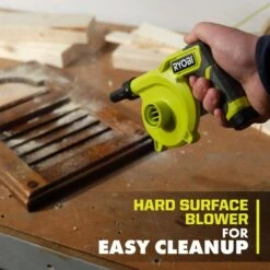 Ryobi USB Lithium Cordless High Volume Inflator Kit With USB Lithium 2.0 Ah Battery, Charging Cable, & 3.0 Ah Battery (2-Pack) -RYOBI TOOLS SALE ryobi inflators fvif61k fvb203 77 1000