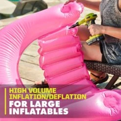 Ryobi ONE+ 18V Cordless High Pressure Inflator With ONE+ 18V Cordless High Volume Inflator (Tools Only) 23 Ryobi ONE+ 18V Cordless High Pressure Inflator With ONE+ 18V Cordless High Volume Inflator (Tools Only) -RYOBI TOOLS SALE ryobi inflators pcl001b pcl016b 44 1000