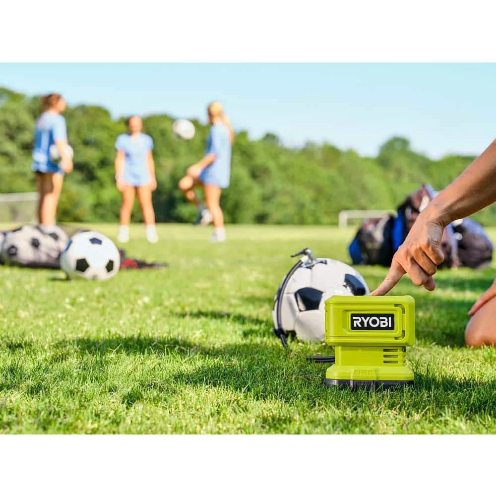 Ryobi ONE+ 18V Cordless High Pressure Inflator With ONE+ 18V Cordless High Volume Inflator (Tools Only) 8 Ryobi ONE+ 18V Cordless High Pressure Inflator With ONE+ 18V Cordless High Volume Inflator (Tools Only) - Image 8