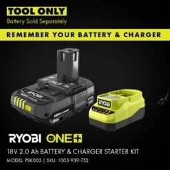 Ryobi ONE+ 18V Cordless High Volume Inflator With Dual Function Inflator (Tools Only) -RYOBI TOOLS SALE ryobi inflators pcl016b pcl031b fa 1000