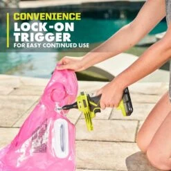 Ryobi ONE+ 18V High Volume Inflator Kit With 2.0Ah Battery And Charger -RYOBI TOOLS SALE ryobi inflators pcl016k1 1d 1000