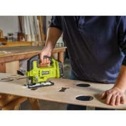 Ryobi ONE+ 18V Cordless Jig Saw With 2.0 Ah Battery And Charger Kit -RYOBI TOOLS SALE ryobi jigsaws pcl525b psk005 4f 1000