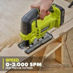 Ryobi ONE+ 18V Cordless Jig Saw Kit With 1.5 Ah Battery And Charger -RYOBI TOOLS SALE ryobi jigsaws pcl525k1 a0 1000