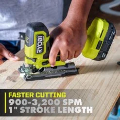 Ryobi ONE+ HP 18V Brushless Cordless Compact Barrel Grip Jig Saw (Tool Only) -RYOBI TOOLS SALE ryobi jigsaws psbjs01b a0 1000