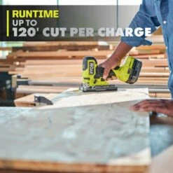 Ryobi ONE+ HP 18V Brushless Cordless Compact Barrel Grip Jig Saw Kit With 2.0 Ah Battery And Charger -RYOBI TOOLS SALE ryobi jigsaws psbjs01k1 77 1000