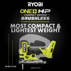 Ryobi ONE+ HP 18V Brushless Cordless Compact Barrel Grip Jig Saw Kit With 2.0 Ah Battery And Charger -RYOBI TOOLS SALE ryobi jigsaws psbjs01k1 a0 1000