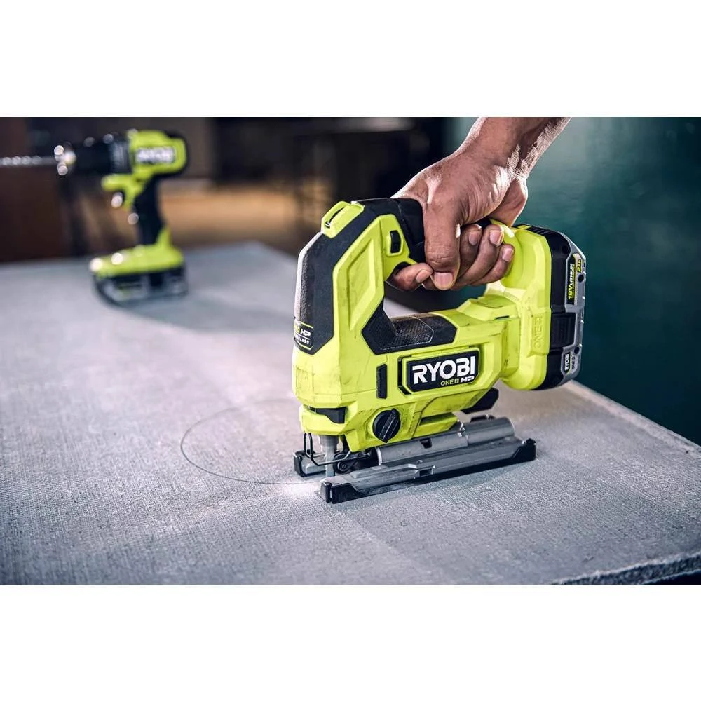 Ryobi ONE+ HP 18V 6.0 Ah Lithium-Ion HIGH PERFORMANCE Battery And Charger Kit With ONE+ HP 18V Brushless Jig Saw 6 Ryobi ONE+ HP 18V 6.0 Ah Lithium-Ion HIGH PERFORMANCE Battery And Charger Kit With ONE+ HP 18V Brushless Jig Saw - Image 6