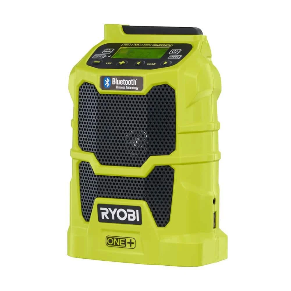 Ryobi ONE+ 18V Cordless Compact Radio With Bluetooth Wireless Technology (Tool Only) 4 Ryobi ONE+ 18V Cordless Compact Radio With Bluetooth Wireless Technology (Tool Only) - Image 4