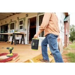 Ryobi ONE+ 18V Speaker With Bluetooth Wireless Technology (Tool Only) -RYOBI TOOLS SALE ryobi jobsite audio pad01b 4f 1000