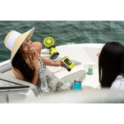 Ryobi ONE+ 18V Cordless Compact Bluetooth Speaker (Tool Only) -RYOBI TOOLS SALE ryobi jobsite audio pad02b 1f 1000