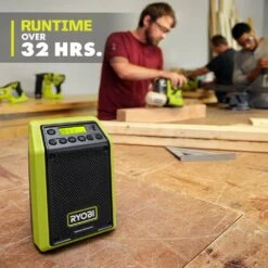 Ryobi ONE+ 18V Cordless Compact Radio With Bluetooth (Tool Only) -RYOBI TOOLS SALE ryobi jobsite audio pcl600b a0 1000